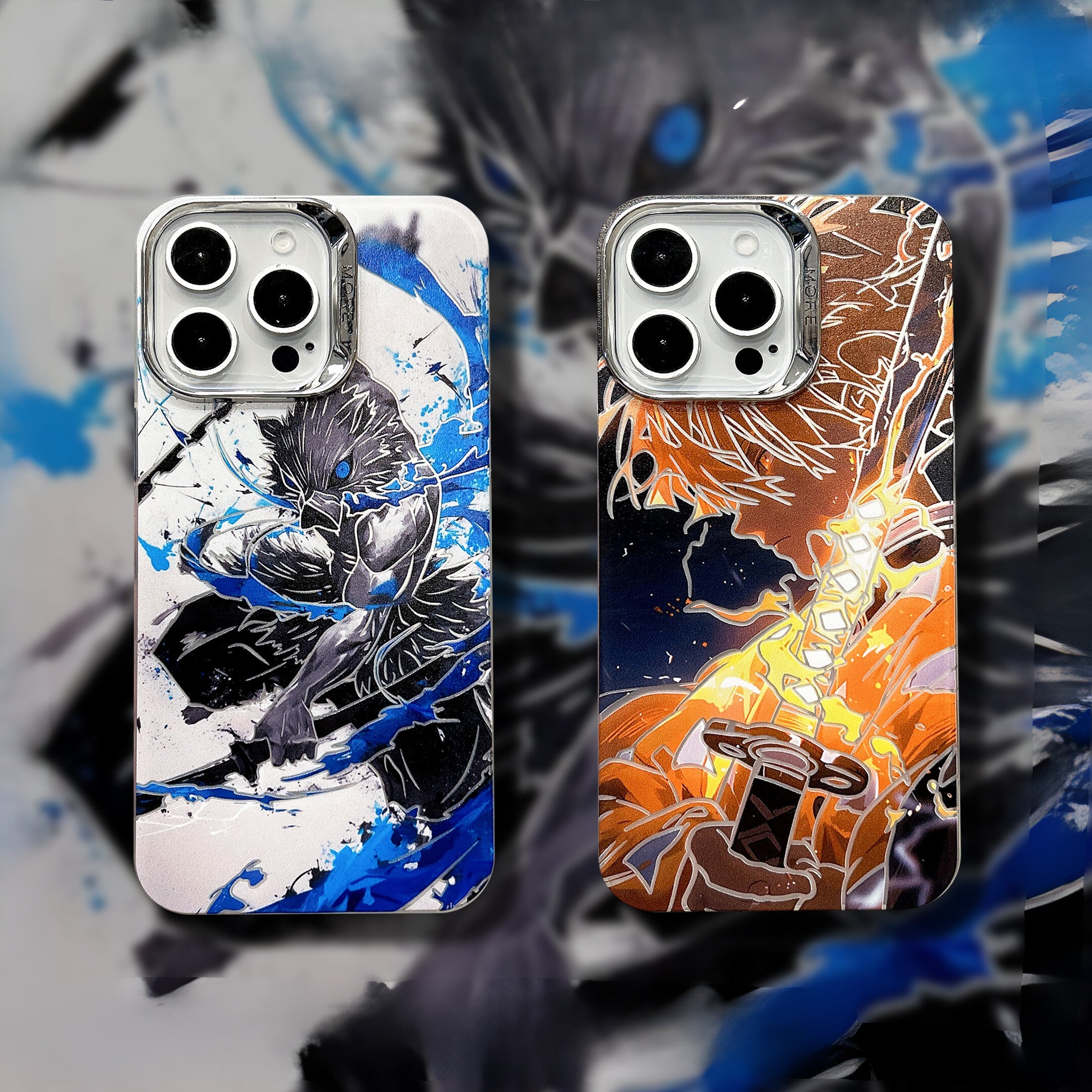 Demon Slayer Inosuke Zenitsu Max Plating iPhone Case