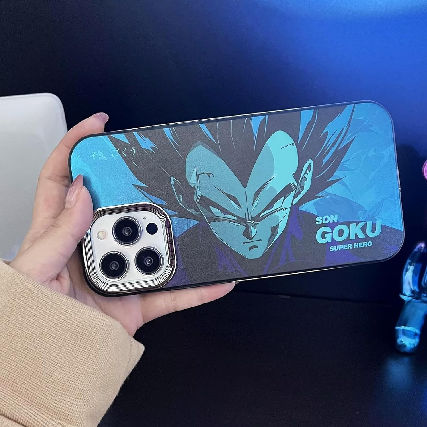 Vegeta Blue Reactive iPhone Case