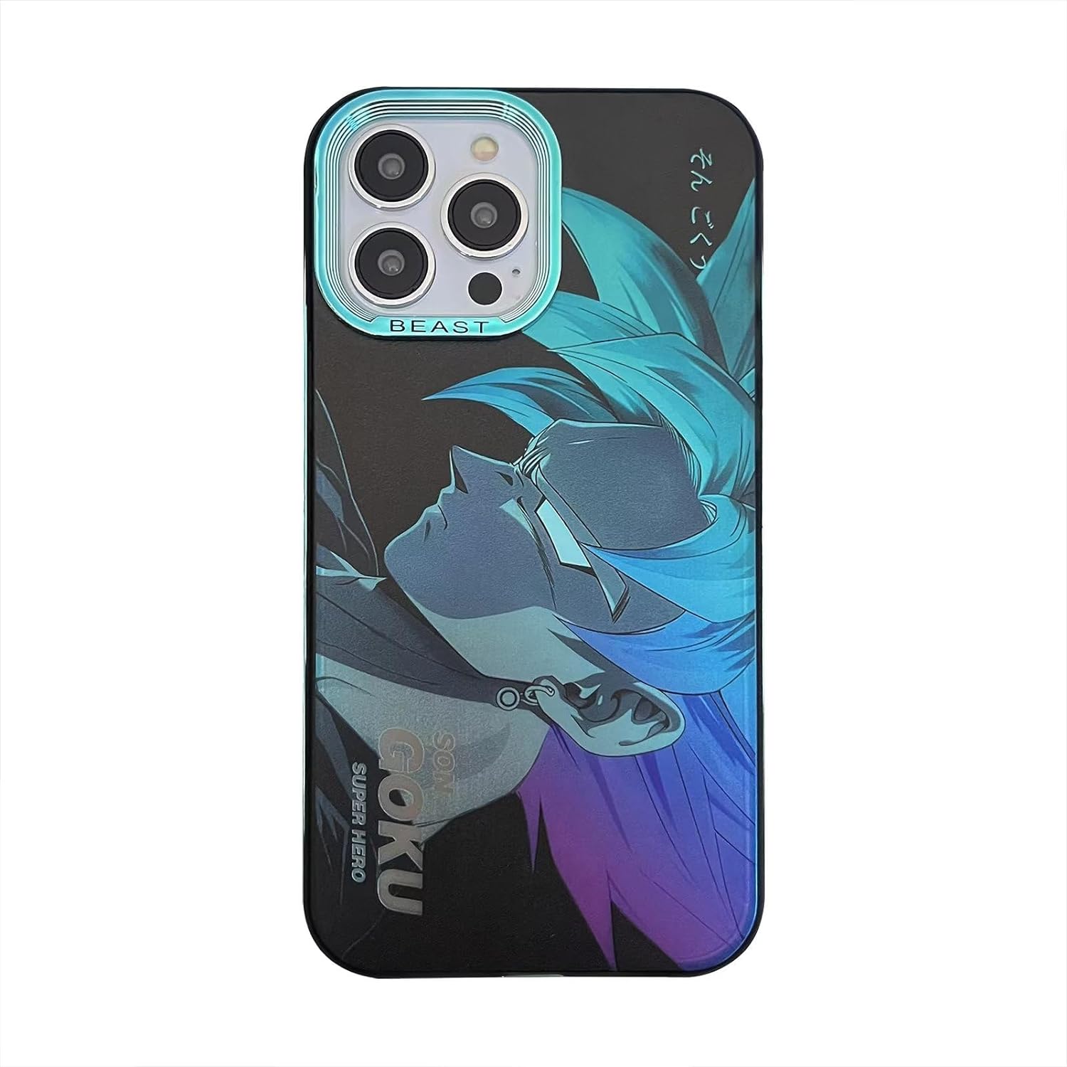 Goku Blue Reactive iPhone Case