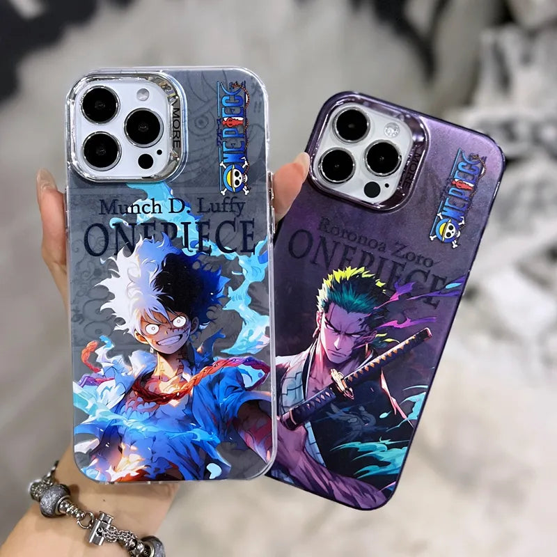 One Piece Power Up Profile Max Plating Camera Bumper iPhone Case