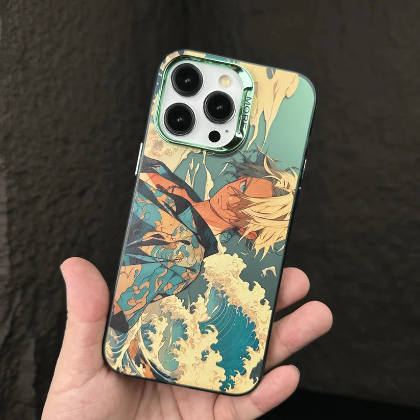 One Piece Sanji Zoro Plating Camera Bumper iPhone Case