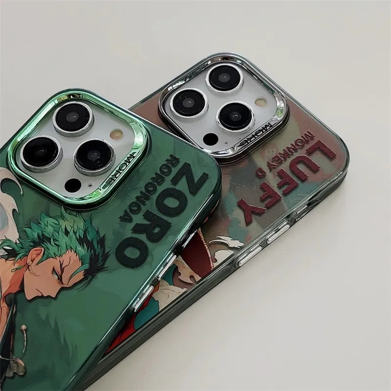 One Piece Max Plating Camera Bumper iPhone Case