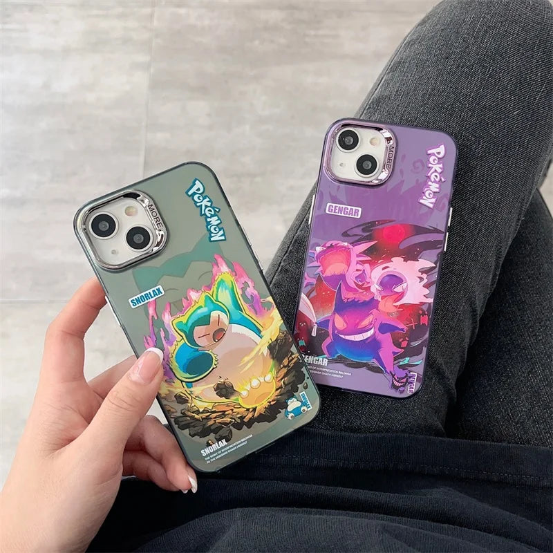 Pokémon Snorlax & Gengar Camera Bumper iPhone Case