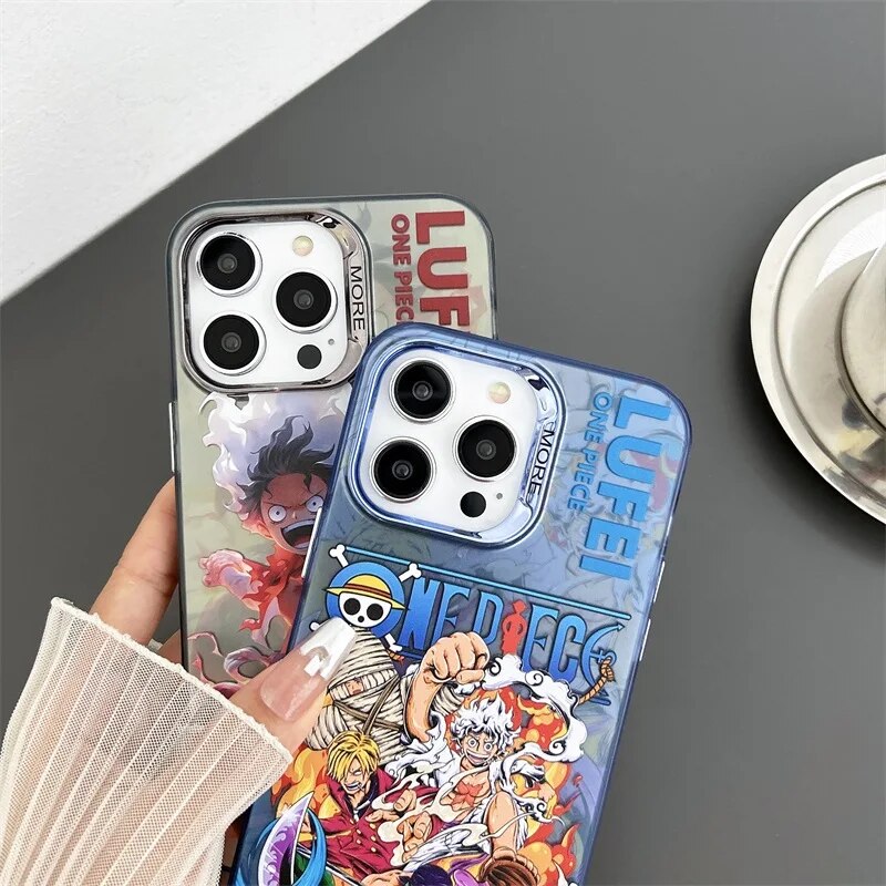 One Piece Straw Hat Crew Protection Camera Bumper iPhone Case