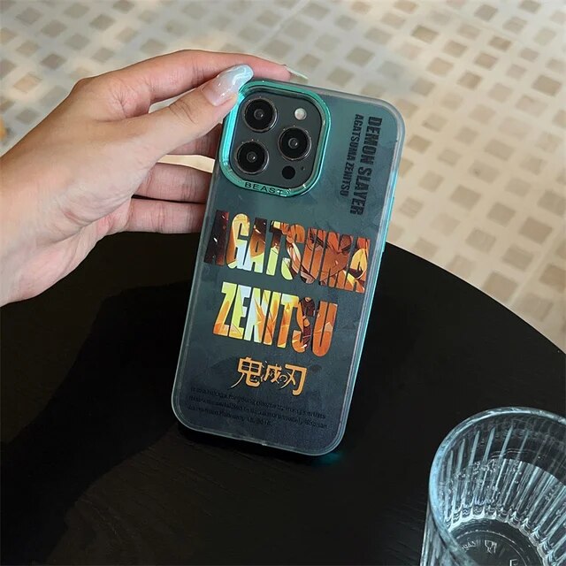 Zenitsu Text Art iPhone Case