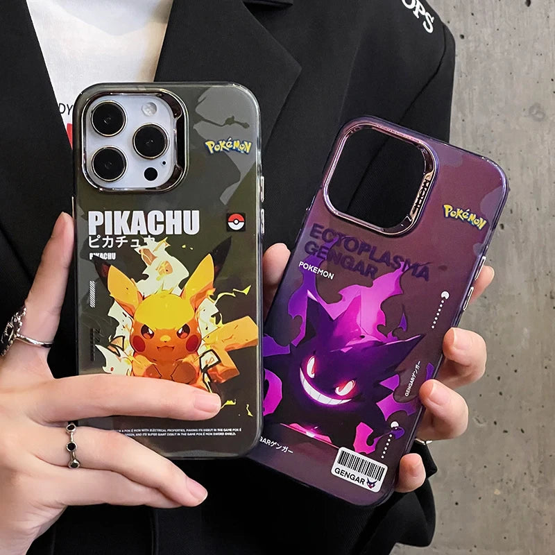 Pokémon Pikachu Gengar Combat Camera Bumper iPhone Case