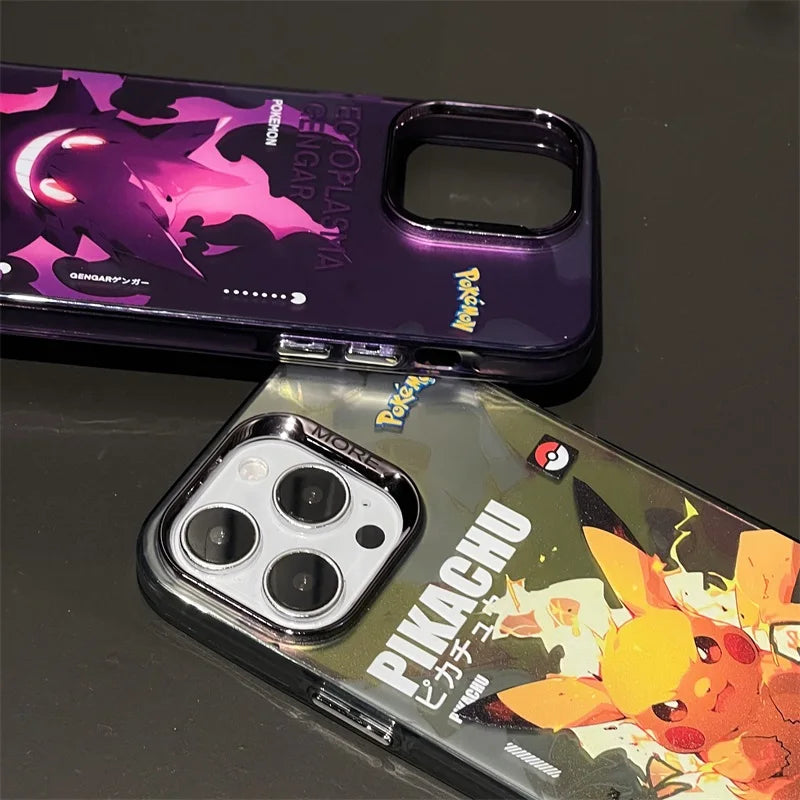 Pokémon Pikachu Gengar Combat Camera Bumper iPhone Case