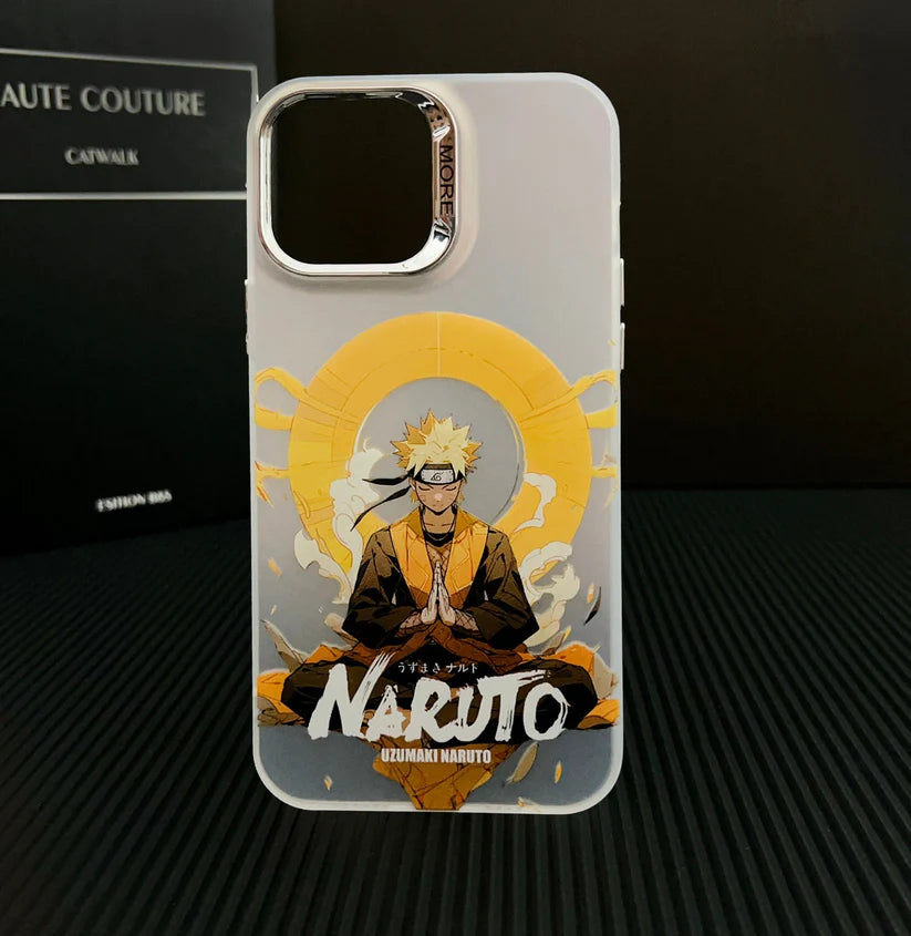 Naruto Sasuke Meditation Max Plating Camera Bumper iPhone Case