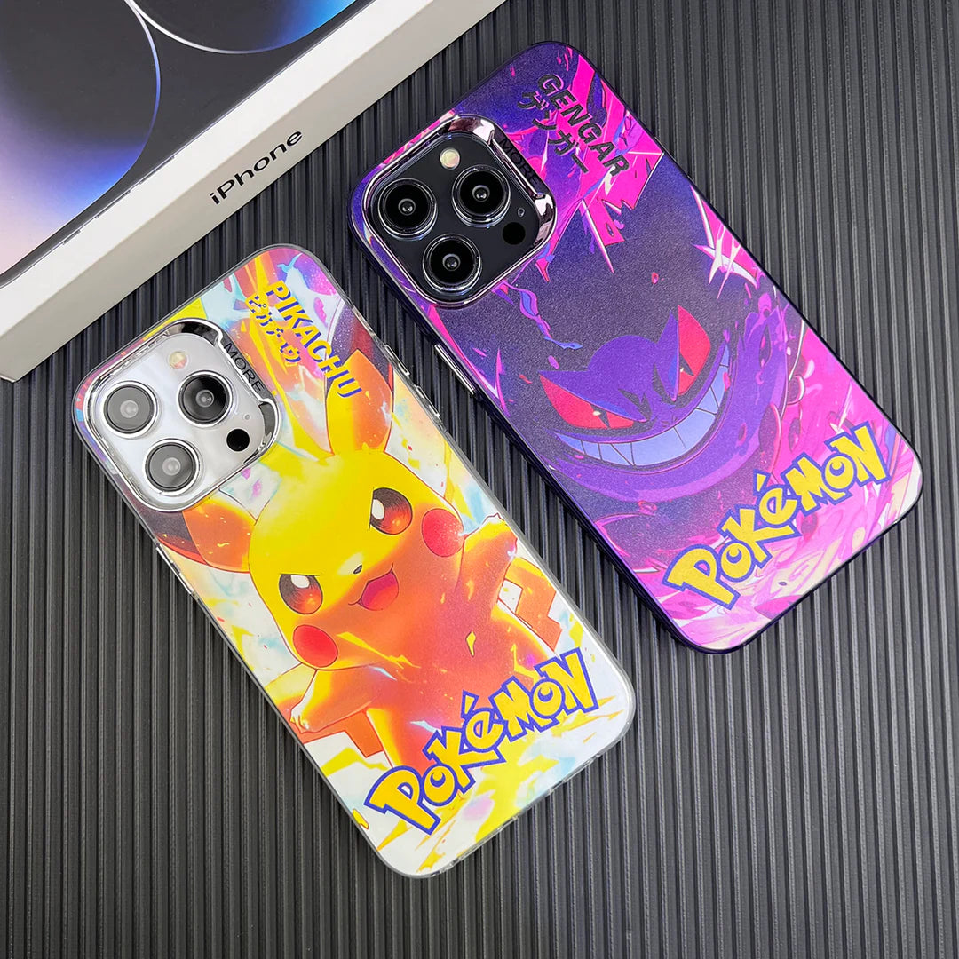 Pokémon Pikachu Gengar Camera Bumper iPhone Case