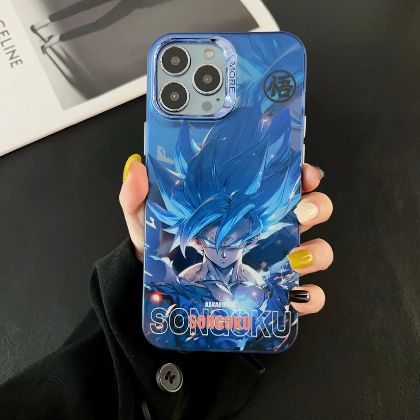 Dragon Ball Z Ultra Goku Vegeta Max Plating Camera Bumper iPhone Case