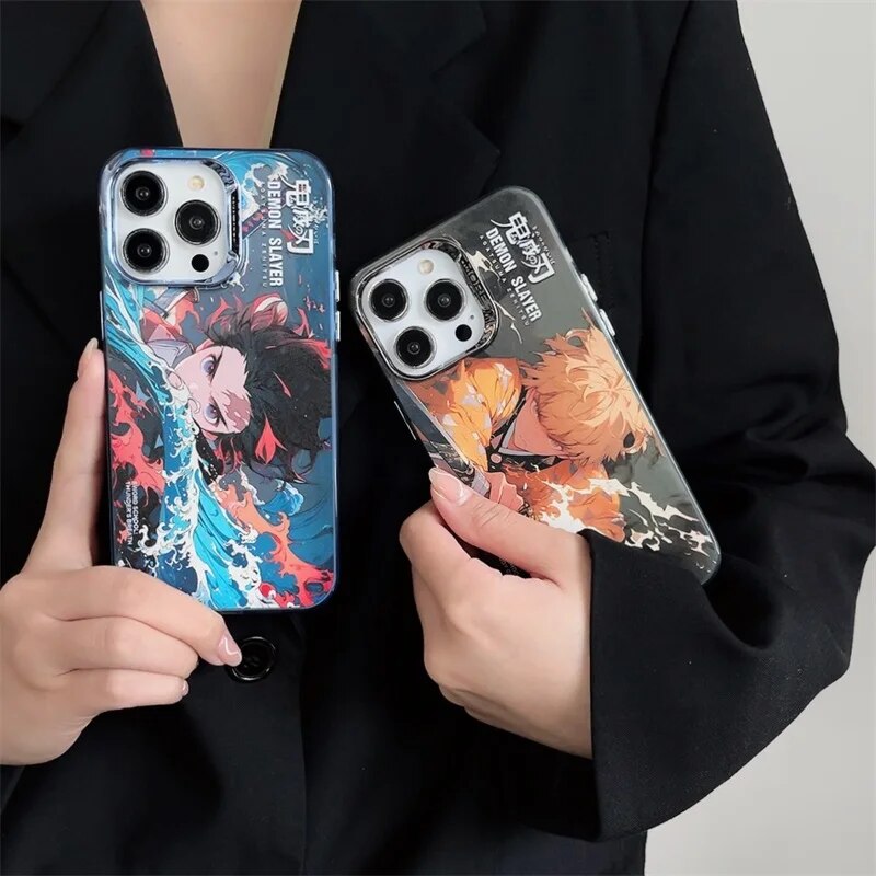 Demon Slayer Tanjiro Zenitsu Max Plating Camera Bumper iPhone Case