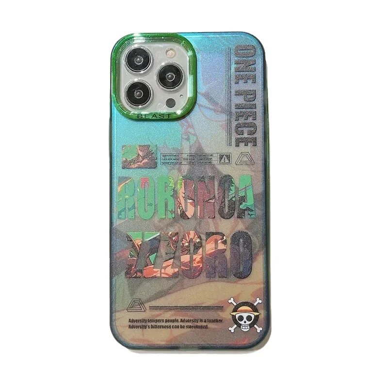 Zoro Textkunst iPhone-Hülle