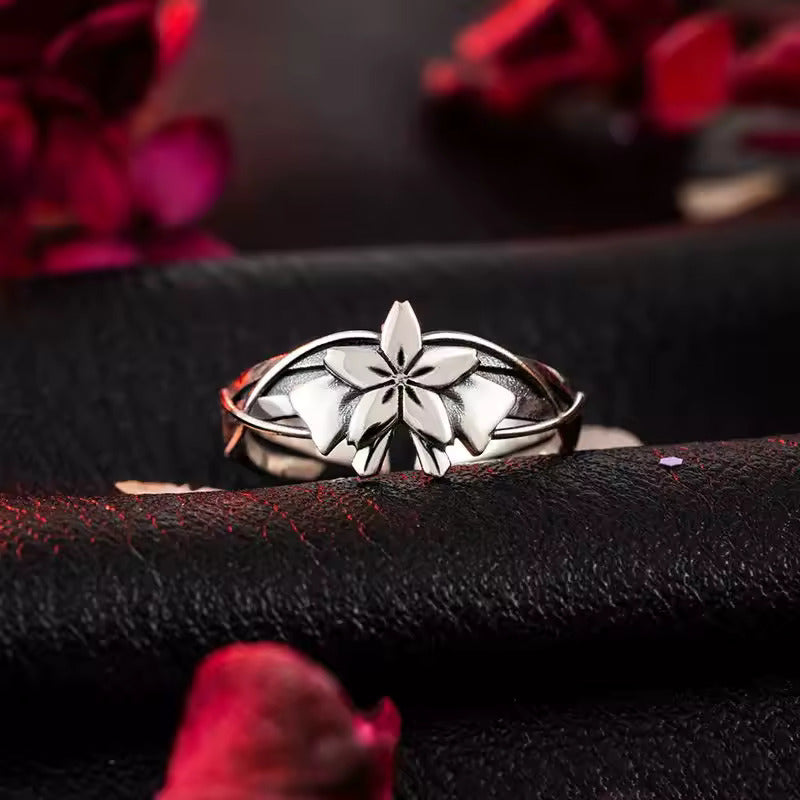 Sakura Flower Adjustable Ring