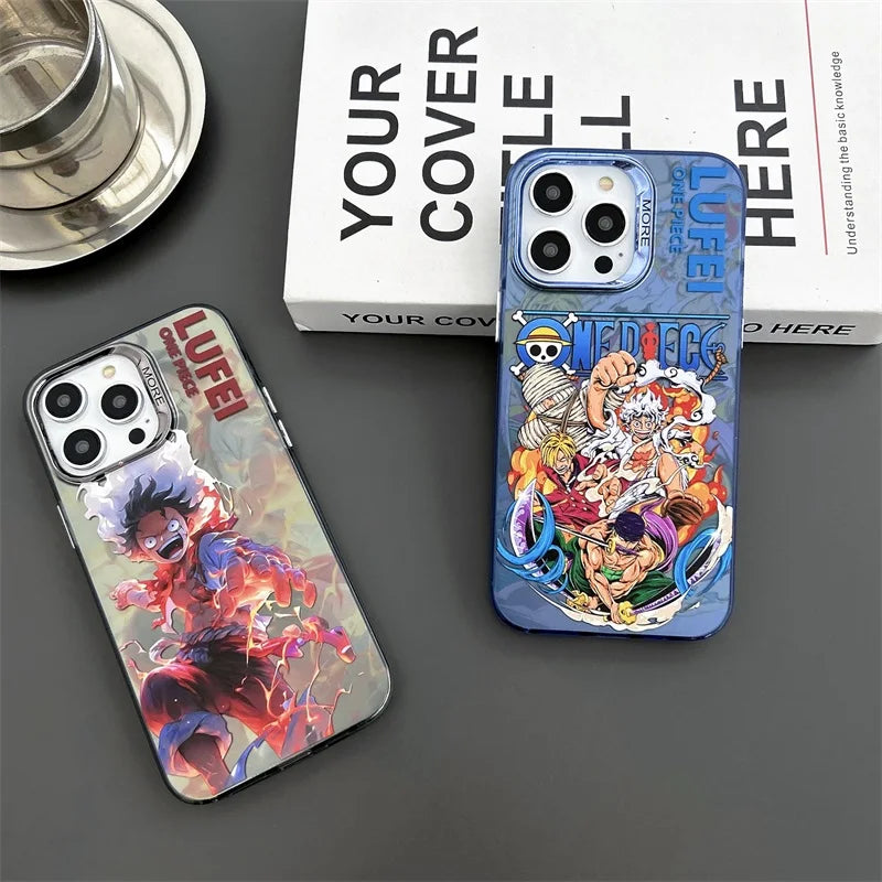 One Piece Straw Hat Crew Protection Camera Bumper iPhone Case