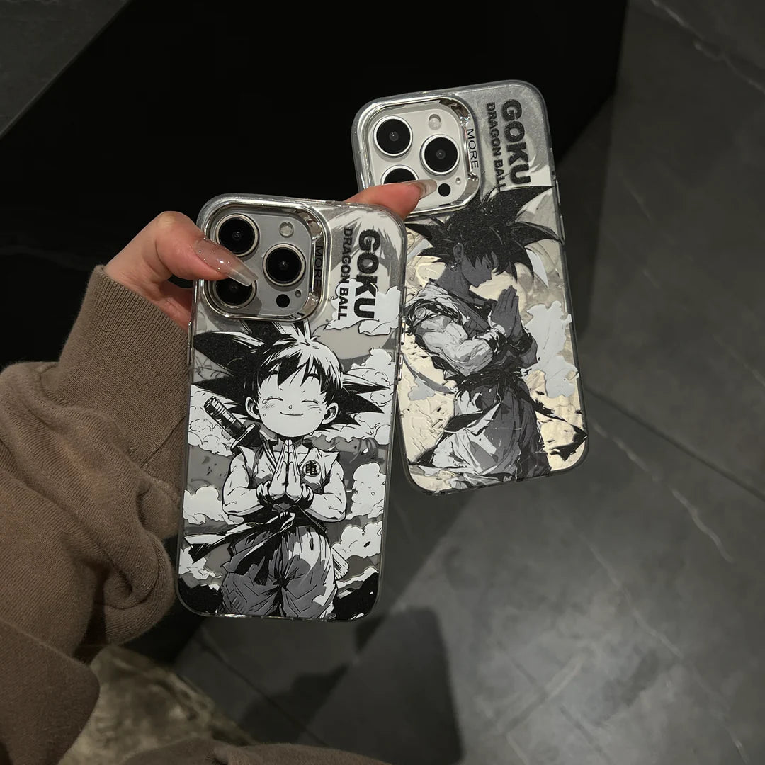 Dragon Ball Goku B&W iPhone Case