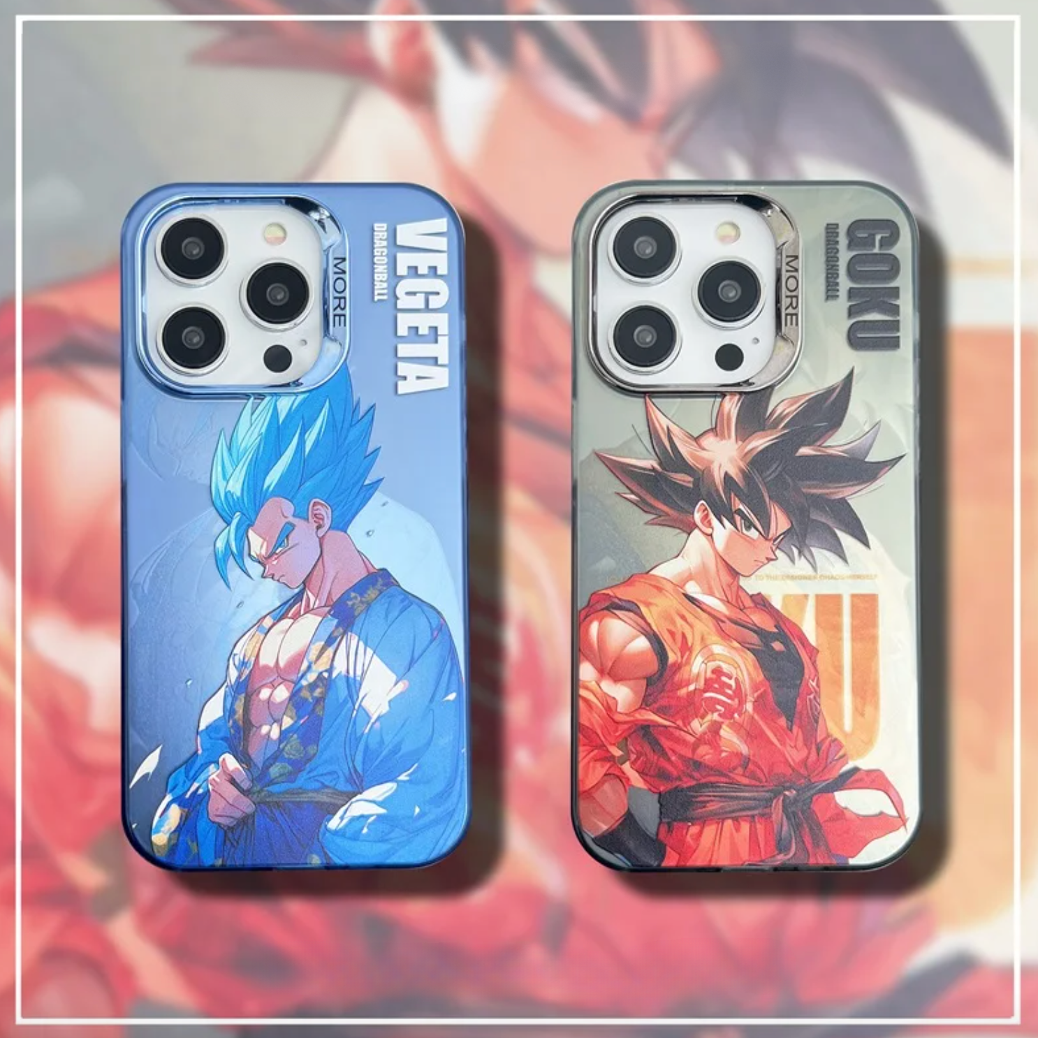Dragon Ball Z Goku & Blue Vegeta iPhone Case