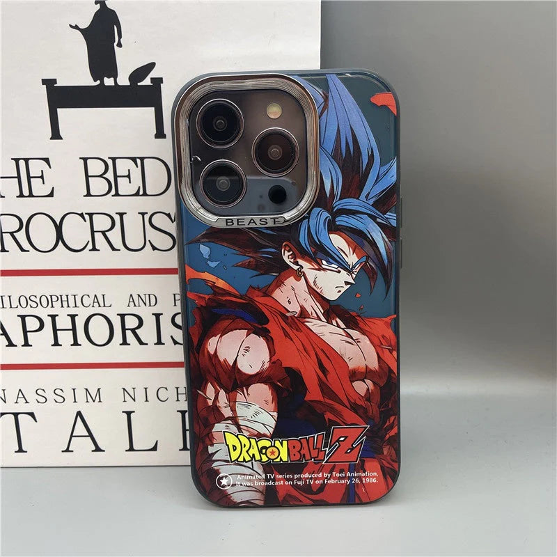 Dragon Ball Z Super Saiyan Blue Art iPhone Case